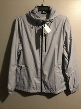 Coolkeep 3 Zipper Close Pockets Hoodie Jacket Mens Size L Gray (TW-4127)