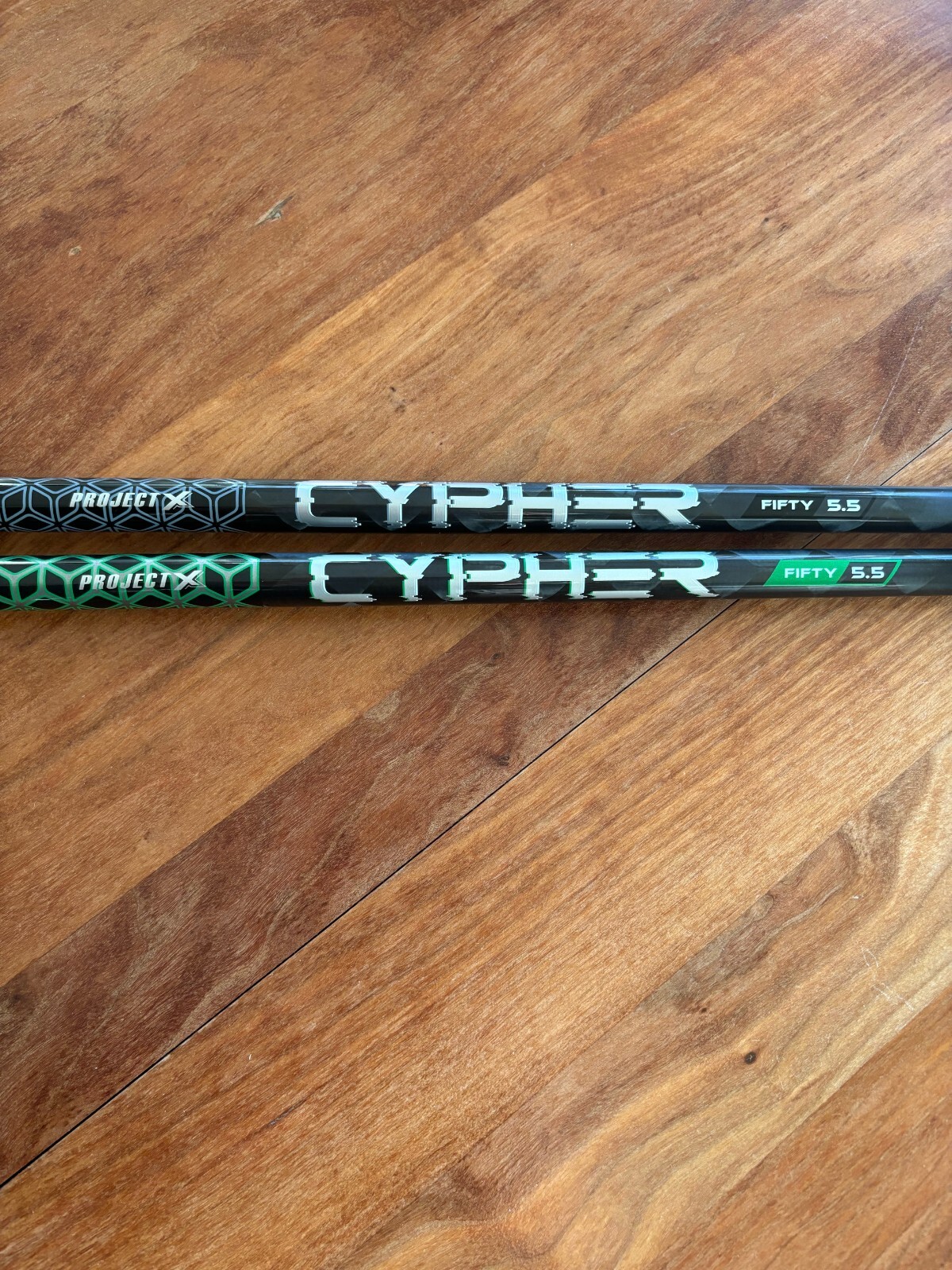2 DRIVER SHAFTS project x cypher 50 gram R shaft(s) for PING 425 driver