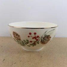 Lenox Williamsburg Boxwood & Pine Rice Bowl 5.75" x 3"