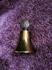 Kiwanis Club Vintage 1960's Circle K International Brass Bell 3" Tall B45