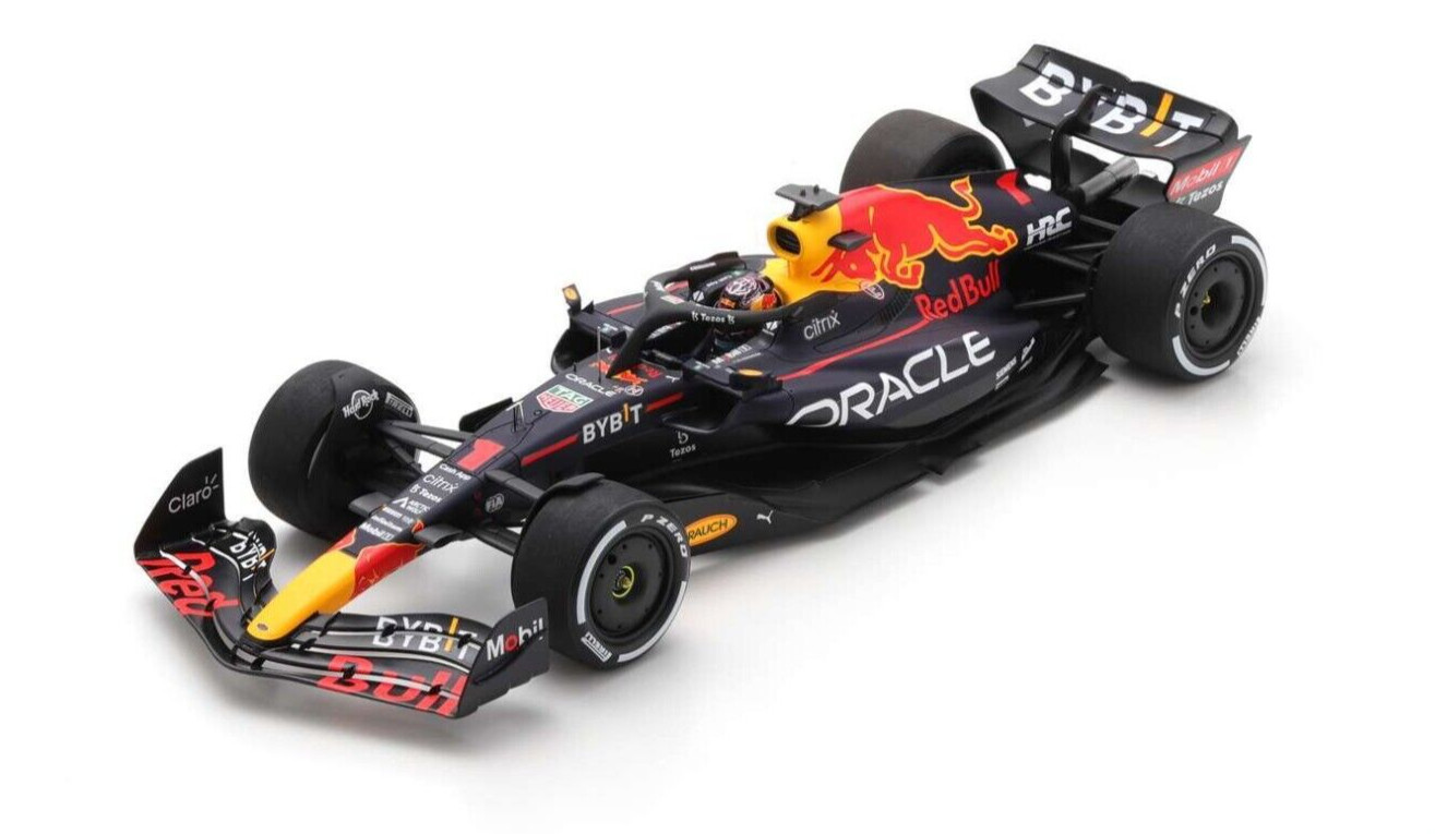 F1 miniature 1/18 Red Bull RB18 Verstappen #1 Spark 18S764 voiture de course de collection Miami