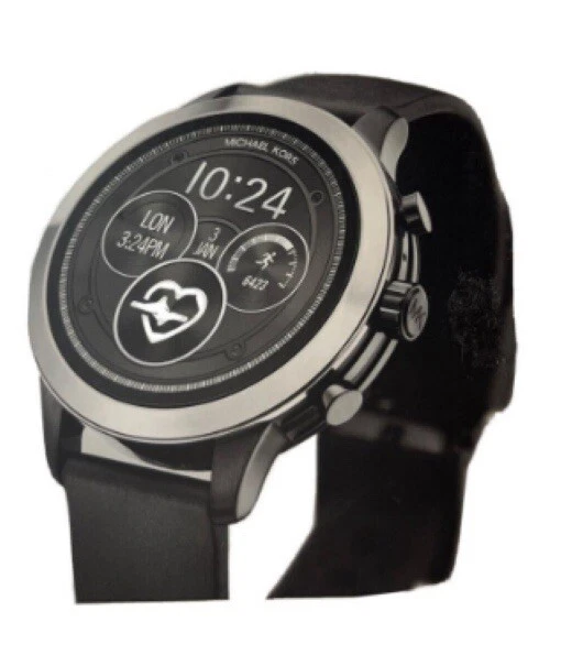 Reloj inteligente Michael Kors MKT5049, acero inoxidable, correa negra unisex Foto 2 de 4