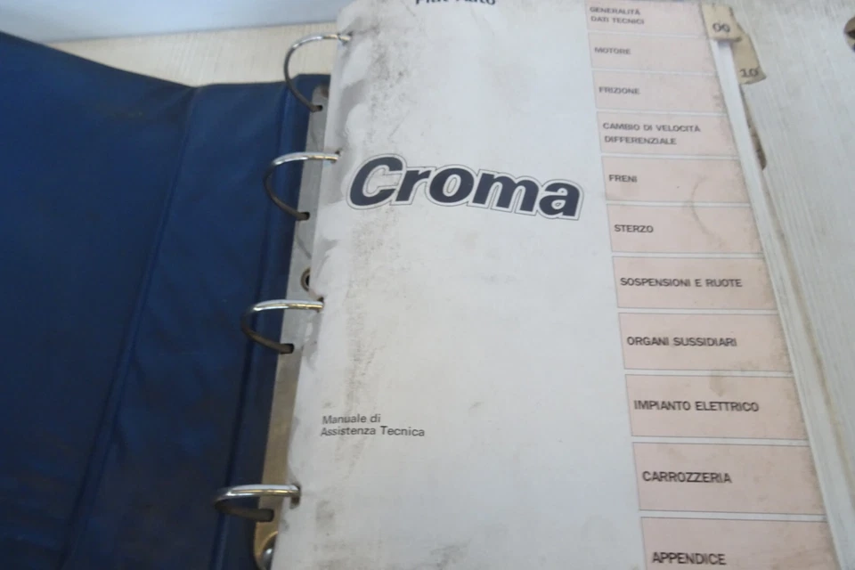 manuale officina Fiat Croma 1986 Motore cambio catalogo assistenza tecnica - Immagine 4 di 4