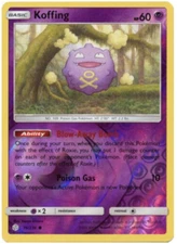 Pokemon - Koffing - 76/236 - Reverse Holo - Cosmic Eclipse - NM/M - NEW
