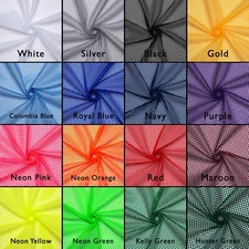 King Mesh Athletic Uniform Jersey Fabric - 60" Wide - Large Holes - All Colors