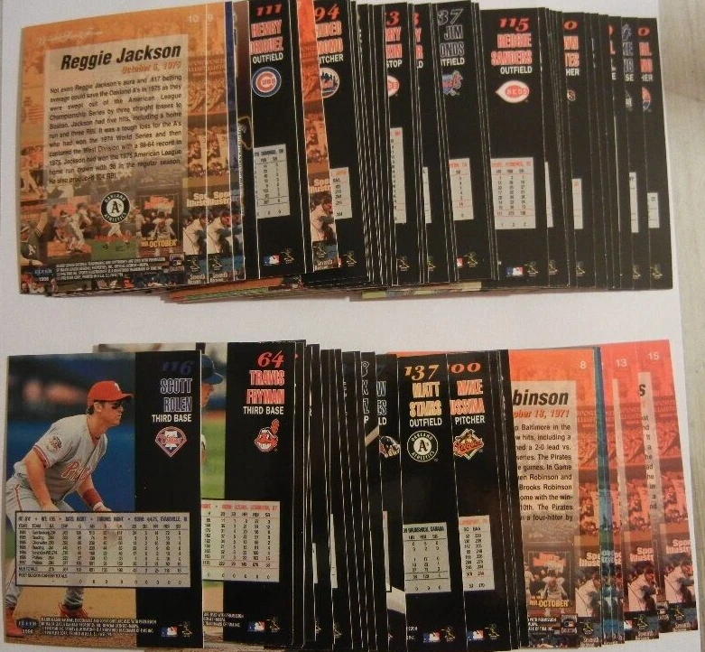 1998 FLEER SPORTS ILLUSTRATED BASEBALL CARDS WORLD SERIES FEVER U PICK #'S 100+ - Image 2 of 2