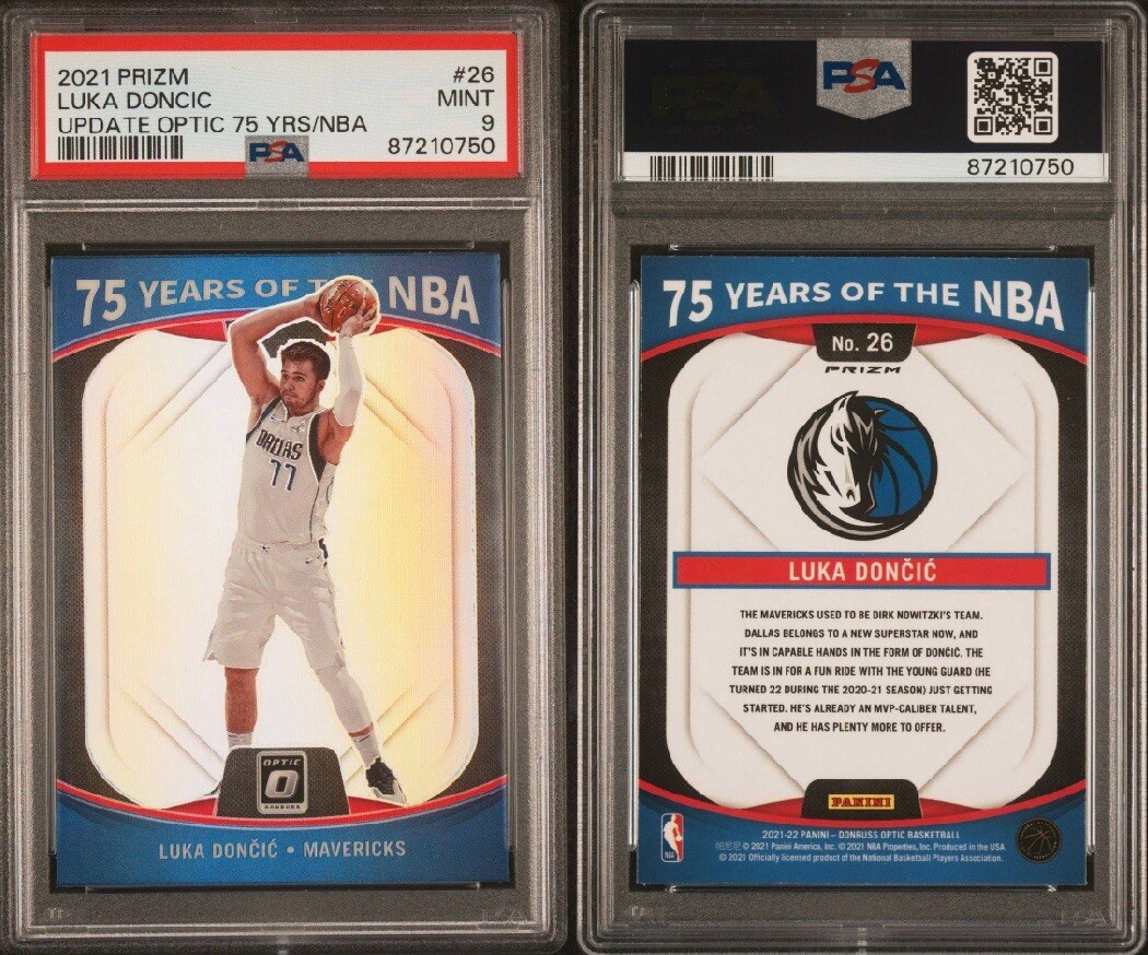 その他 2021 Luka Doncic Prizm 75th PSA 9 Luka Doncic 2021 Prizm #223 Blue NBA 75th Anniversary Price