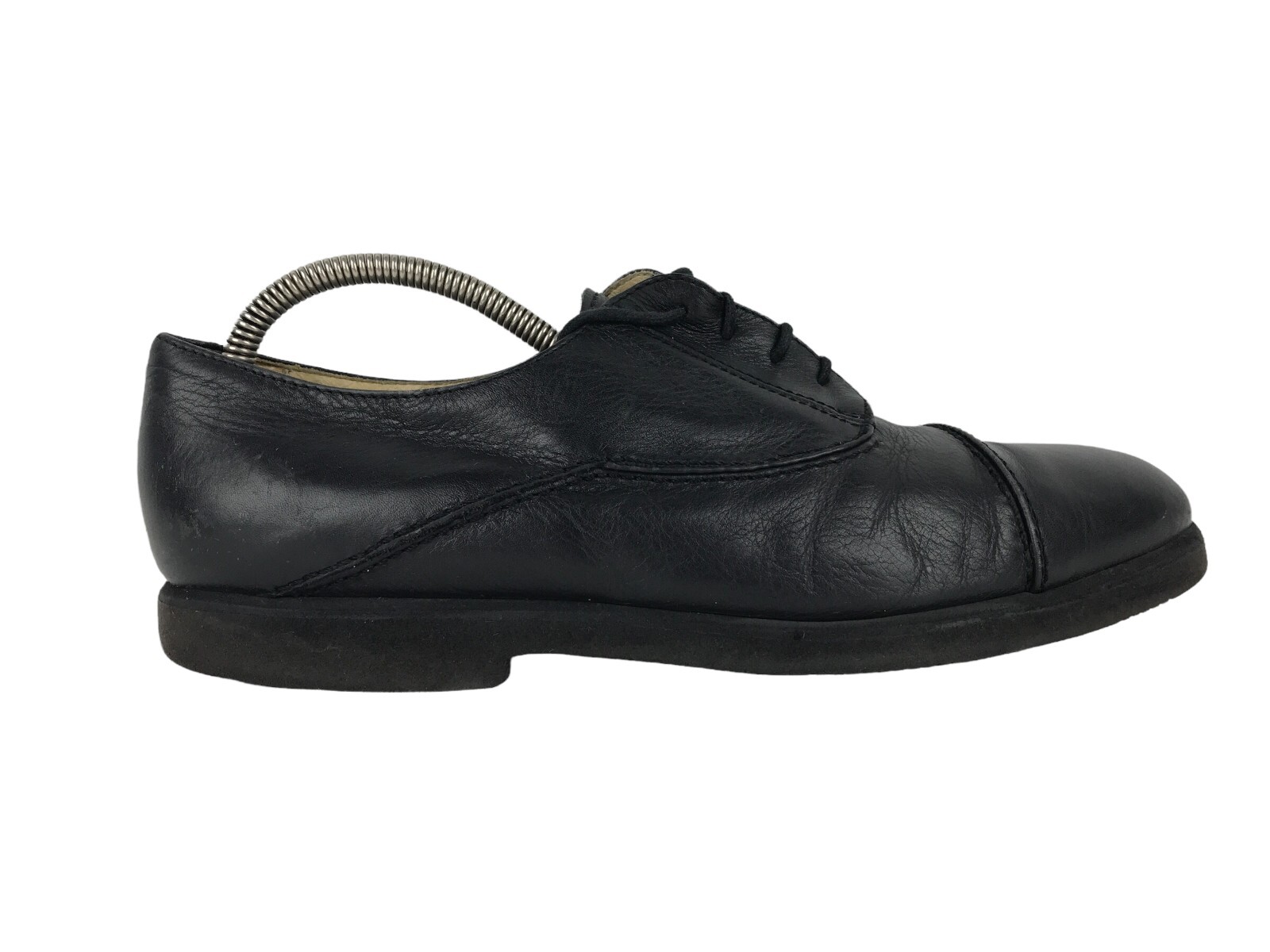 SAOLA Scarpe eleganti derby stringate Cable & Co. da uomo in pelle nera con punta tonda taglia 9
