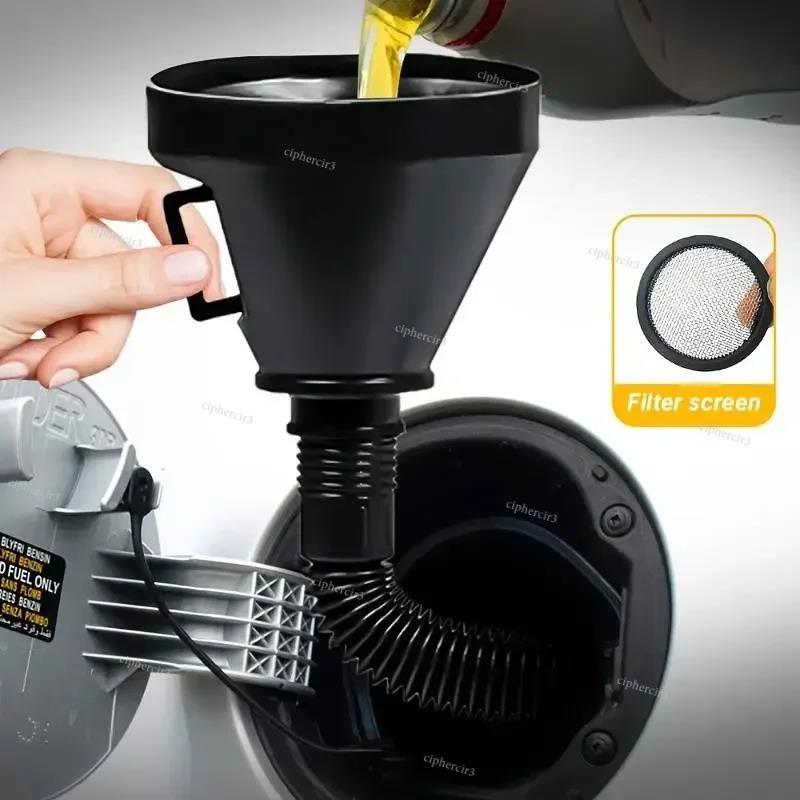 Motorcycle Refueling Funnel with Filter for Gasoline Engine Car Accessories