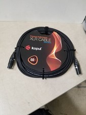 Premium Performance XLR Microphone Cable 50 ft. Black 3000 series