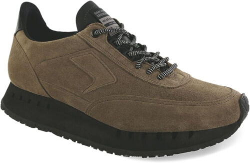 NEW $235 SIZE 10.5 M SAS 7eventy6ix-Y Lace Up Sneaker Men Leather ALMOND
