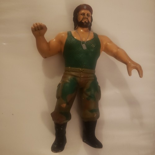 Vintage LJN WWF Bearded Corporal Kirchner figure r...