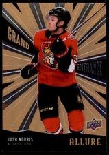 2020-21 Upper Deck Allure #GE-11 Josh Norris Grand Entrance