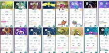 Pokémon Go Shiny Legendary Level 50 3 Move | Trade 20K Dust or 1 Million Dust