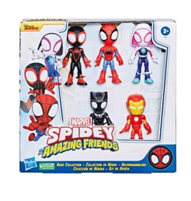 Marvel Spidey and His Amazing Friends Team 5 Figuren Hero Collection Ghost 