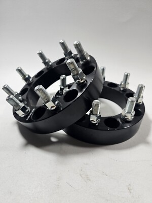 2X TITAN ACCESORIES 1.5'' 8 Lug Wheel Spacers 8x6.5'' For Chevy 2500 3500 & Savana