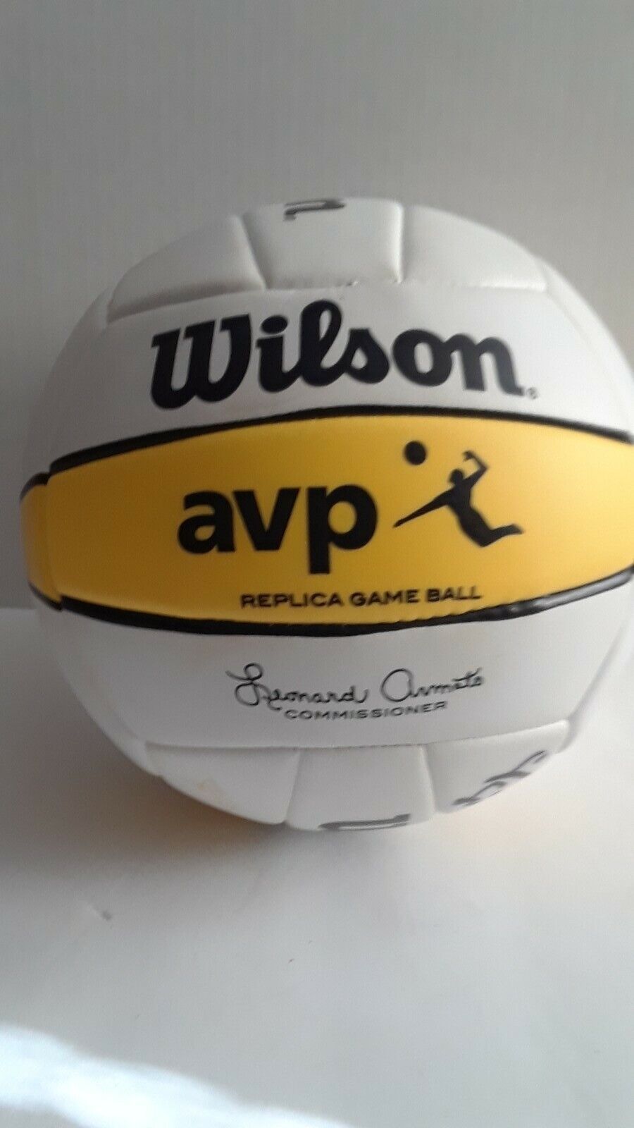 wilson avp 80％以上節約 volleyball official signed replica 再再販