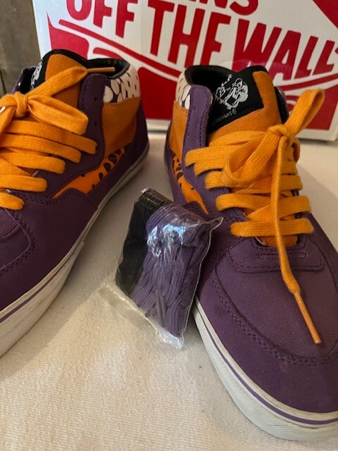 VANS Half Cab Supreme Halftone/Orange Peel/Purpleheart Size  display picture 1