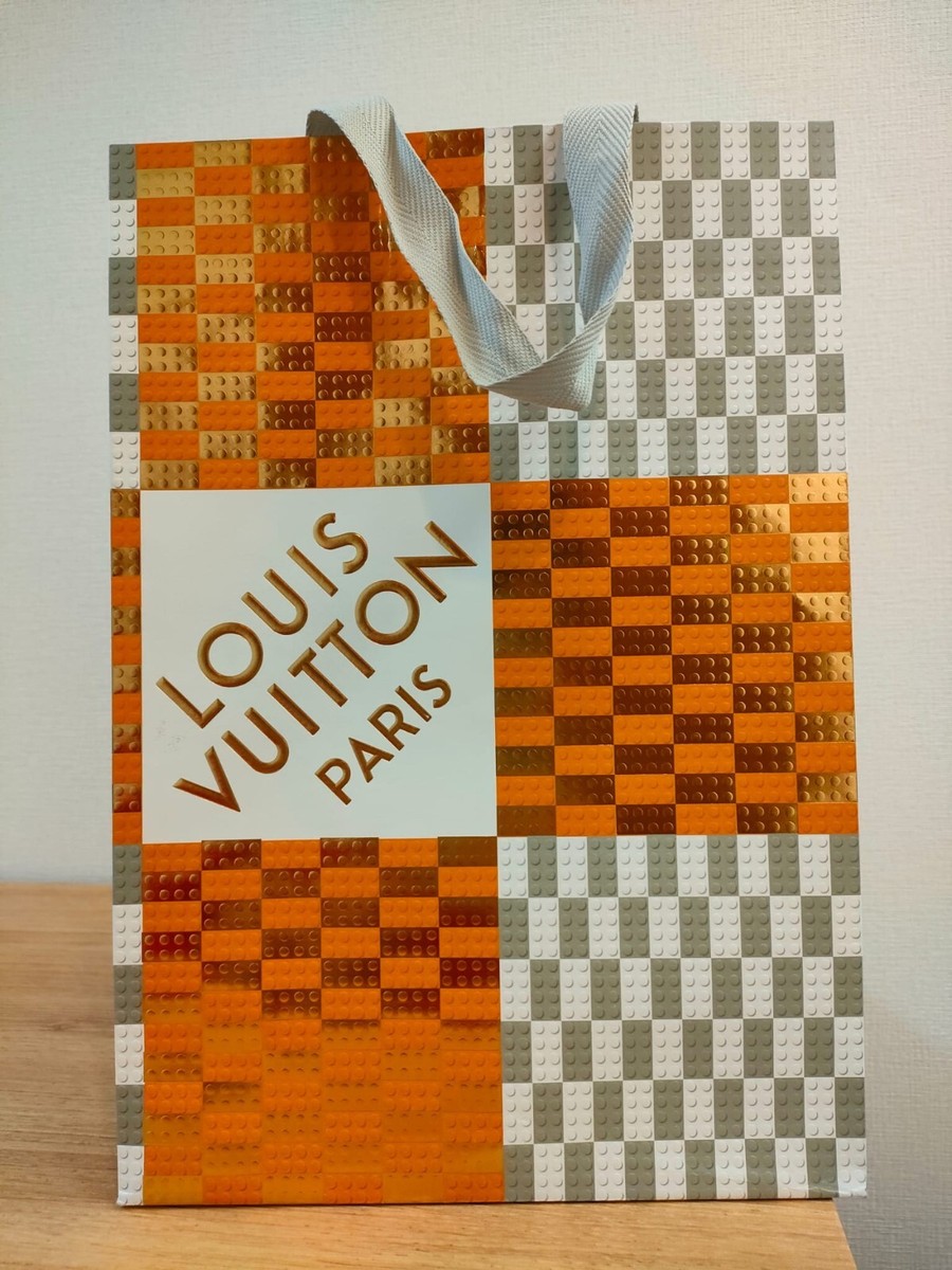 LOUIS VUITTON x LEGO Shopping Tote Authentic Empty Paper Gift Bag