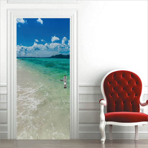 PVC Sonnenblume Landschaft Kunst Wandtattoo Wandbild 3D Türaufkleber Zuhause Zimmer Dekor - Bild 69 von 95