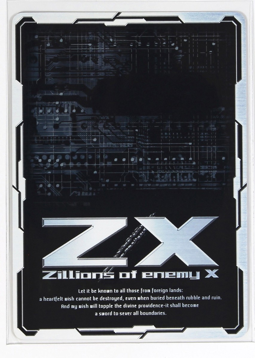 シオネキャラ2 Z/X Zillions of Enemy X Holo Card TCG E02-051 SR Nippon Ichi