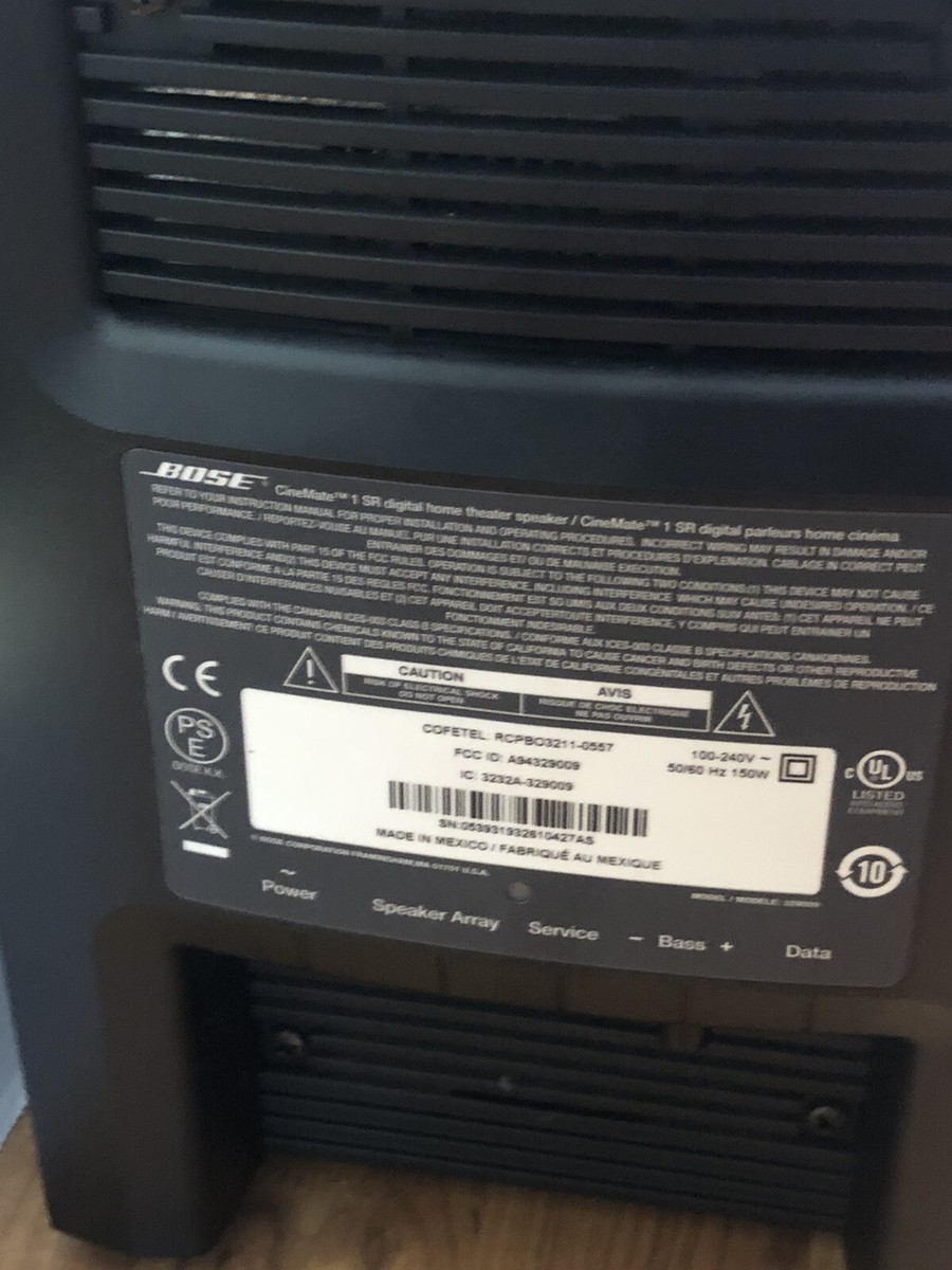 BOSE CineMate 1SR  Theater ジャンク品 Amazon.com: Bose CineMate 1 SR Digital Home Theater Speaker