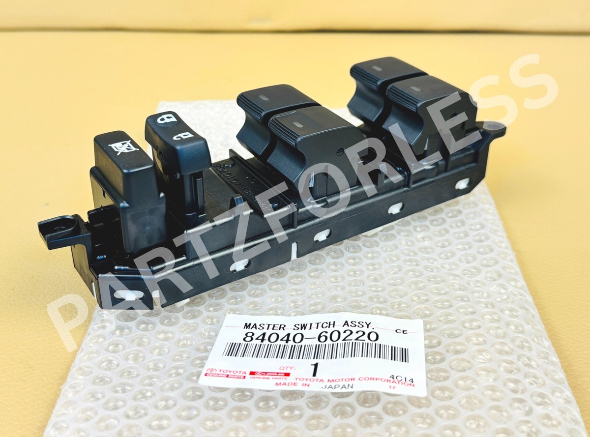 84040-60220 TOYOTA GENUINE MASTER SWITCH ASSY MULTIPLEX