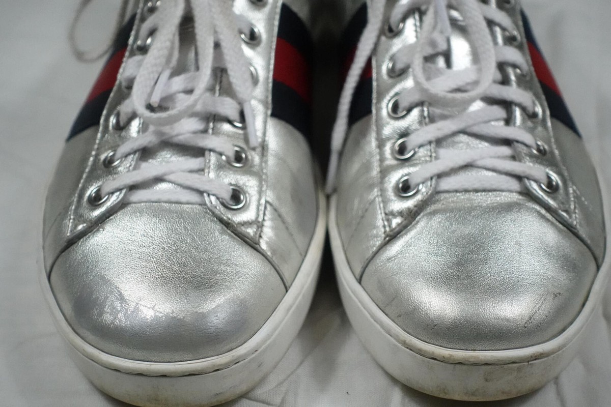 【関税＆送料込み】Gucci Ace Web Detail Sneakers Gucci Men's Gucci Ace Low-Top Sneakers with Web - Bergdorf