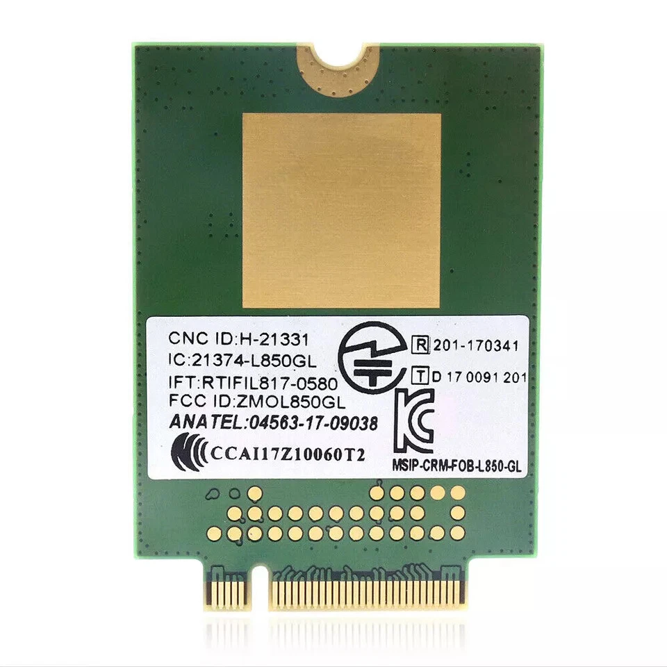 01AX792 L850-GL LTE 4G WWAN Card For Thinkpad X280 T480 T480S T580 P52S L480 P52 - Image 4 of 4