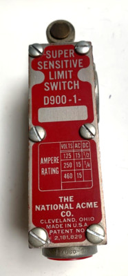 Namco D900-1- Super Sensitive Limit Switch
