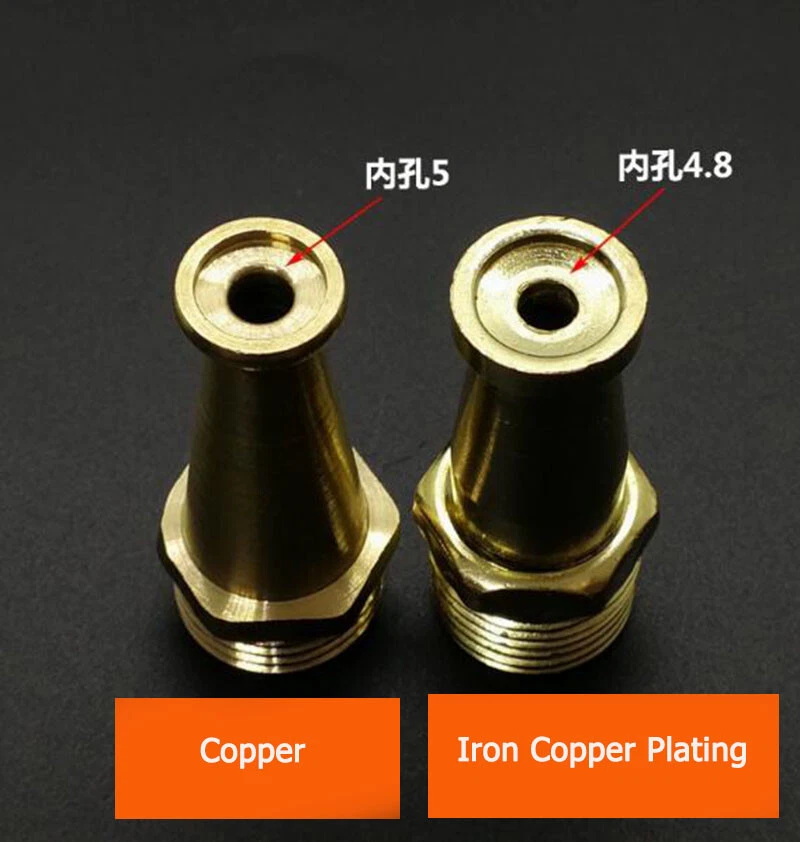 Boquilla de pulverización de 1/2" 3/4" nebulización rociador cabeza pistola jardín césped riego Foto 2 de 4