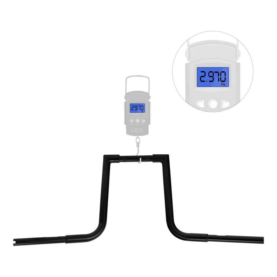 Barras de suspensión Rise Ape de 14" manillar grueso de 1-1/4" aptas para Harley Touring Road King Foto 3 de 4