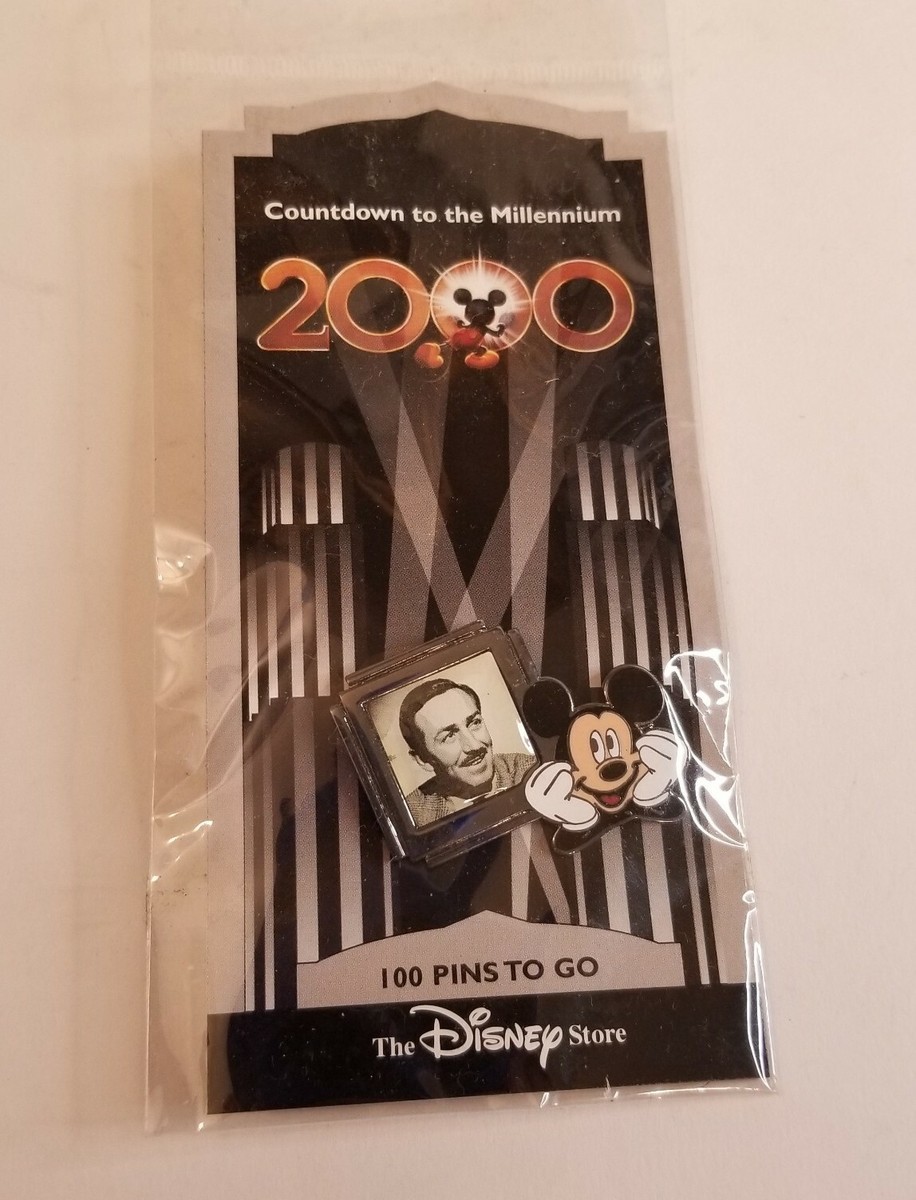 Rare Disney Pin 1st in Series 1 Run #101 Walt & Mickey