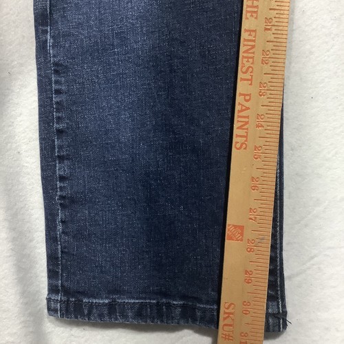 TK Axel Slim Boot Jeans Men's 34x32 meas 34x30.5 Medium Wash Blue Denim - Picture 8 of 11