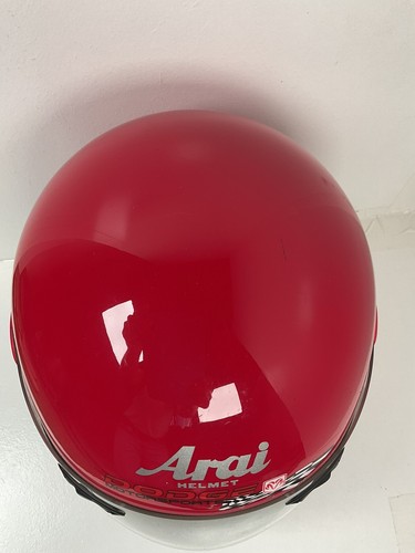 Vintage Arai Signet/s Motorcycle Helmet Large 59-60 Glossy Red Full Face - Picture 4 of 19