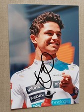 LANDO NORRIS MCLAREN F1 WORLD CHAMPION DRIVER HAND SIGNED PHOTO 6