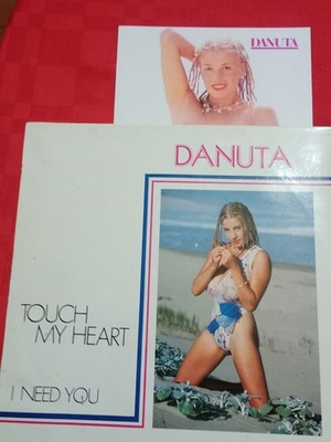 DANUTA LATO-Maxi Single 12'' Touch My Heart+Poster 31x20 cms