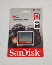 Sandisk Ultra Compact Flash Memory Card 8 GB 50 MB/s SDCFHS-008G-G46