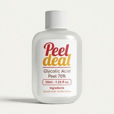 GLYCOLIC ACID Skin Peel ,AHA Peel- Acne,Blackheads,Dark Spots Treatment- 10%-70%