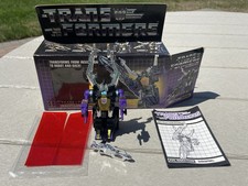Transformers G1 Shrapnel Insecticon 1984 Complete w  Box Instructions Hasbro