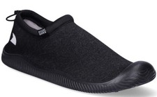 Rugged Shark Men's Toe Bumper Slip-on Black Knit Sock Fit Water Shoes: 13
