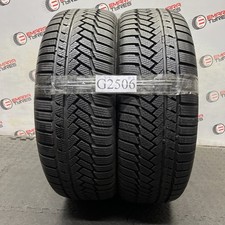 2x 235 55 R19 105H XL CONTINENTAL Wintercontact Tread 8.3/7.9mm (G2506) Tested