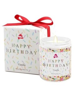 Lihome Happy Birthday Candle - Birthday Gifts for Women, Men, Mom, Dad, Siste...
