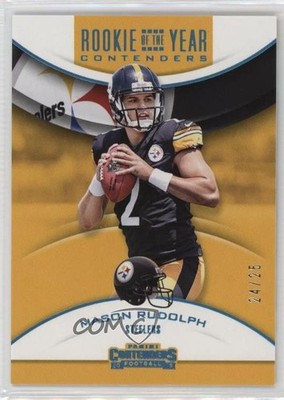2018 Panini Contenders Rookie of the Year Platinum 24/25 Mason Rudolph RC 2r8