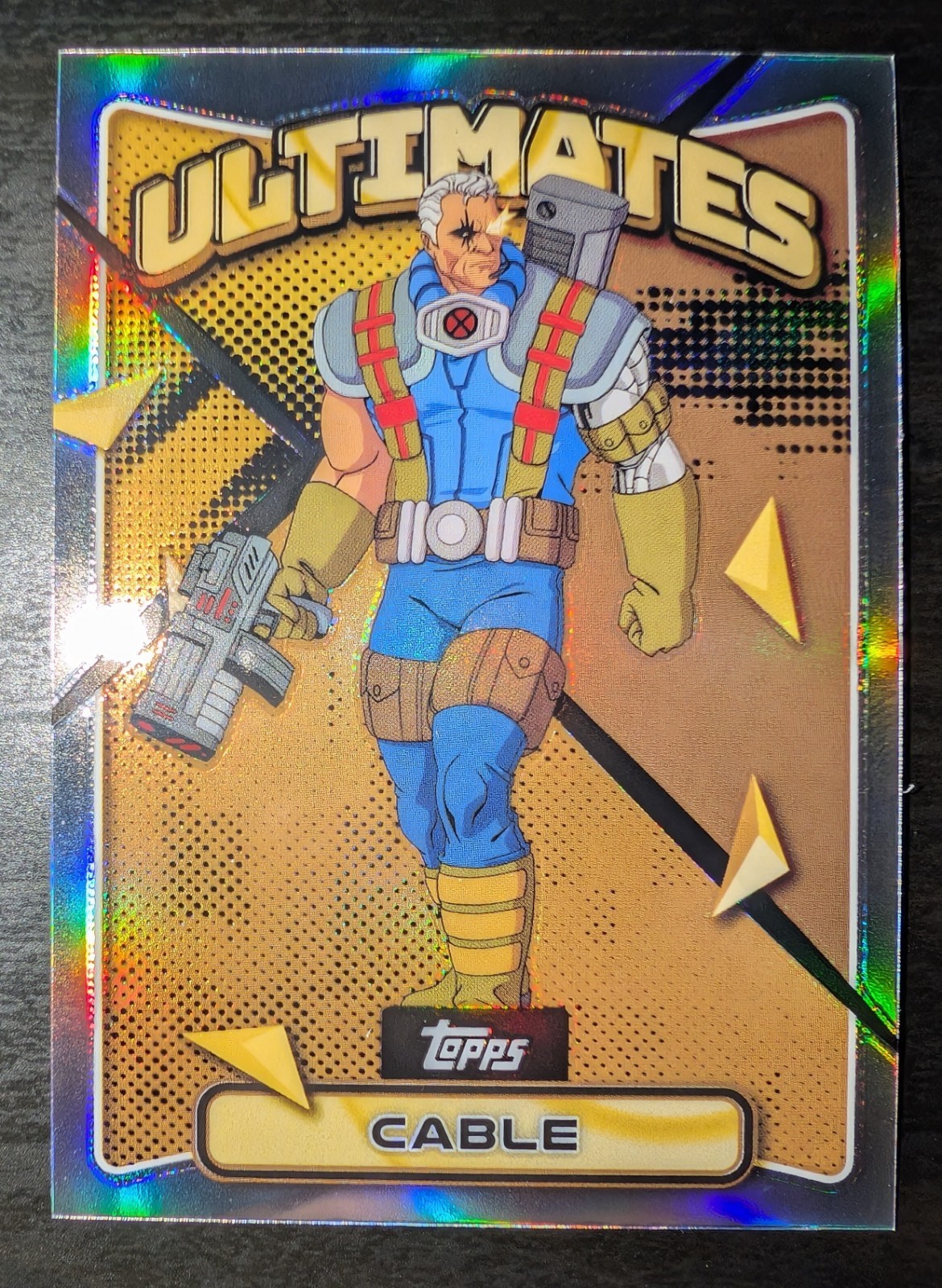 2025 Topps Finest X-Men '97 Rare Cable Refractor (1:135) #80 Marvel