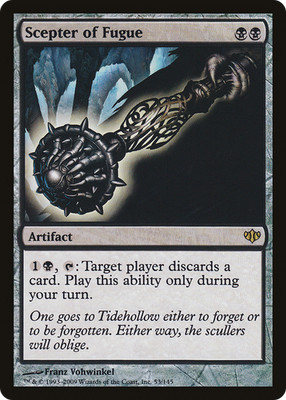 Scepter of Fugue #53 (MP) Conflux CON Magic MTG