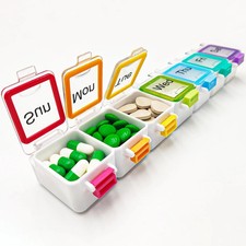 organisateur boite à pilules hebdomadaire