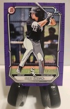 2026 Bowman Colby Shelton Purple 1st Bowman /250 Chicago White Sox