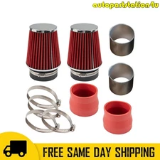 Cold Air Intake Kit + Red Filter Fits 2008-2011 Mercedes-Benz C350 All Engines