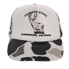 90s camouflage trucker hat Youmans Store Powderhorn Colorado 1990s vintage